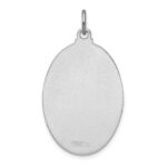 Sterling Silver Platinum-plated St. Anthony Medal - Image 3