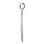 Sterling Silver Antiqued Saint Anthony Medal - Image 2