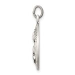 Sterling Silver Antiqued Saint Jude Thaddeus Medal - Image 2