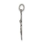 Sterling Silver Antiqued St. Michael Badge Medal - Image 2
