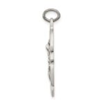 Sterling Silver Antiqued D/C St. Michael Badge Medal - Image 2