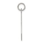 Sterling Silver Rhodium-plated I'll Never stop loving you Charm - Image 2
