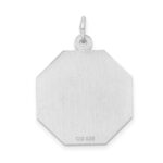Sterling Silver Rhodium-plated I'll Never stop loving you Charm - Image 3