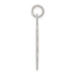 Sterling Silver Rhodium-plated My Confirmation Disc Charm - Image 2