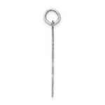 Sterling Silver Rhodium-plated Confirmation Disc Charm - Image 2
