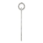 Sterling Silver Rhodium-plated Holy Communion Disc Charm - Image 2
