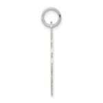 Sterling Silver Rhodium-plated First Holy Communion Disc Charm - Image 2