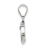 Sterling Silver Antiqued Mom Charm - Image 2