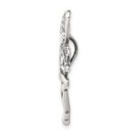 Sterling Silver Antiqued Fairy Chain Slide - Image 2