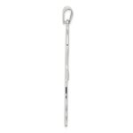 Sterling Silver Rhodium-plated Ankh Cross Pendant - Image 2