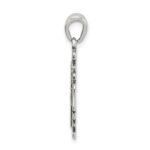 Sterling Silver Antiqued Jerusalem Crusader Pendant - Image 2