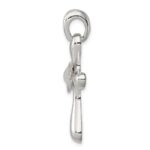 Sterling Silver Dove Cross Pendant - Image 2