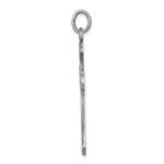 Sterling Silver Antiqued Cross Pendant - Image 2