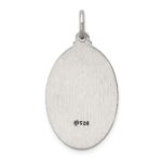 Sterling Silver Antiqued Saint Jude Thaddeus Medal - Image 4