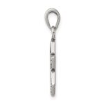 Sterling Silver Antiqued Star of David Charm - Image 2