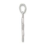 Sterling Silver Textured Star of David Pendant - Image 2