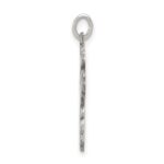 Sterling Silver Antiqued Eastern Orthodox Cross Charm - Image 2