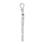 Sterling Silver Nugget Cross Pendant - Image 2