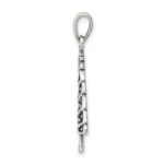 Sterling Silver Antiqued Christmas Tree Pendant - Image 2