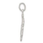 Sterling Silver Polished Snowflake Charm - Image 2