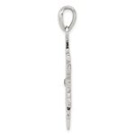 Sterling Silver Snowflake with Stellux Crystal Pendant - Image 2