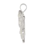 Sterling Silver Filigree Fancy Mother of Pearl Butterfly Pendant - Image 2