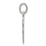 Sterling Silver Antiqued Crane in Oval Frame Charm - Image 2