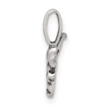 Sterling Silver Bull with Horns Pendant - Image 2