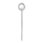 Sterling Silver Rhodium-plated Fancy Script Letter Y Initial Charm - Image 2