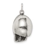 Sterling Silver Skull Pendant - Image 4