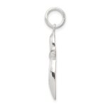 Sterling Silver Passion Cross Charm - Image 2