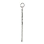 Sterling Silver Antiqued Cross Pendant - Image 2