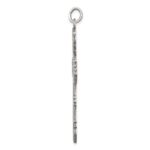 Sterling Silver Antiqued Cross Pendant - Image 2