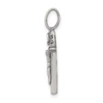 Sterling Silver Antiqued INRI Crucifix Pendant - Image 2