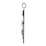 Sterling Silver Antiqued INRI Crucifix Pendant - Image 2