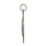 Sterling Silver Antiqued Miraculous Medal - Image 2