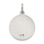Sterling Silver Antiqued Our Lady of Mount Carmel Medal - Image 4