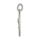 Sterling Silver Antiqued Sacred Heart of Mary Medal - Image 2