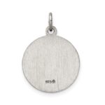 Sterling Silver Antiqued Sacred Heart of Mary Medal - Image 4