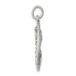 Sterling Silver Antiqued Our Lady of the Holy Scapular Medal - Image 2
