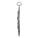 Sterling Silver Antiqued Saint Christopher Medal - Image 2