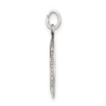 Sterling Silver Antiqued Saint Christopher Medal - Image 2