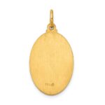 24k Gold-plated Sterling Silver Saint Christopher Medal - Image 4