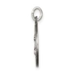 Sterling Silver Antiqued Saint Lucy Medal - Image 2