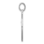 Sterling Silver Rhodium-plated Saint Anthony Medal - Image 2