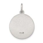 Sterling Silver Antiqued Saint Andrew Medal - Image 4