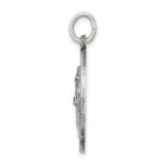 Sterling Silver Antiqued Saint Patrick Medal - Image 2