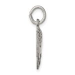 Sterling Silver Antiqued Praying Hands Charm - Image 2