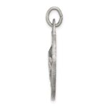 Sterling Silver Antiqued Praying Hands Pendant - Image 2