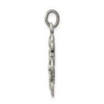Sterling Silver Antiqued Reservible 4-way Medal - Image 2